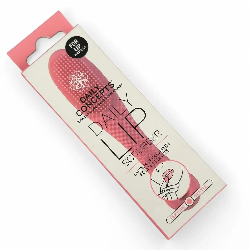 Daily Concepts Daily Lip Scrubber for Lip Polishing Silicone Lip Brush